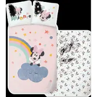 Licens Minnie Mouse sängkläder - 100% bomull - Barnsängkläder 140x200 cm