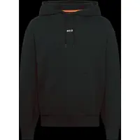 BOSS Cotton-terry hoodie with logo print
