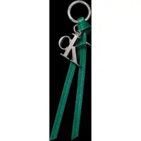 Calvin Klein Leather Signature Logo Tassel Bag Charm