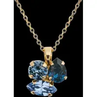 Caroline Svedbom Ana Necklace Gold Denimblue Combo - Stjärnurmakarna