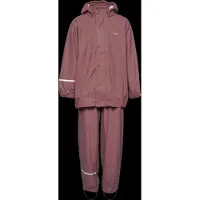CeLaVi Regnkläder m. Hängslen - PU - Rose Brown - - 100 - Regnkläder