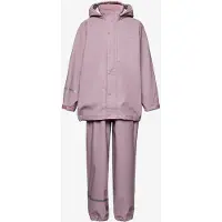 CeLaVi Regnkläder m. Hängslen - PU - Mauve Shadow - - 100 - Regnkläder