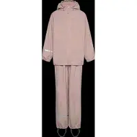 CeLaVi Regnkläder m. Fleece - Återvinn PU - Misty Rose - - 80 - Regnkläder