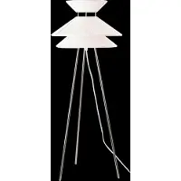 Frandsen Golvlampa , Kiku, Vit, Vardagsrum, Tyg / textil