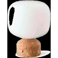 Gejst Bordslampa Meemo, dimbar, Brun / rost, Vardagsrum / matsal, Glas, Bordslampa
