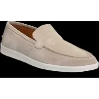 Hackett för män. HMS200104 Lädermockasiner Martins Loafer beige (42), Hud, Karta, Ingen, Casual, Parti, Klassisk