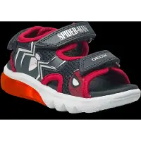 Geox Sandaler m. Ljus - Ciberdron - Marinblå/Röd m. Spider-Man - - 31 - Blinkande skor