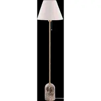 Globen Lighting Golvlampa Gino, Creme / bärnsten, Vardagsrum / matsal, Textil / tyger / siden, Design, Golvlampa
