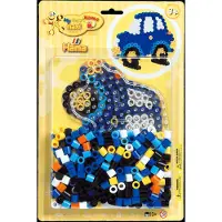 Hama Maxi Pärlset - 250 st. + 1 tallrik - Bil - - One Size - Pärlor