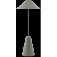 Globen Lighting batteridriven utomhusbordslampa Cannes, grön, IP54 dimbar, Grön, Vardagsrum / matsal, Syntetmaterial, Skandinavisk