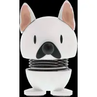Hoptimist Fransk Bulldog Hund - XS - 6 cm - Vit - - One Size - Dekoration