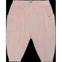 Huttelihut Byxor - Muslin - Pale Mauve - - 62 - Byxor - Bomull