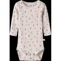 Lil´ Atelier Sparkdräkt/body 'NBFGago' kräm / oliv / rosa / karminröd