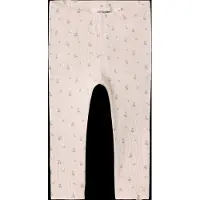 Lil´ Atelier Lil' Atelier Leggings - Rib - NbfGago - Turtledove/Flower - - 68 - Leggings