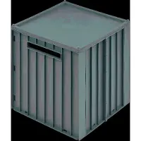 Liewood Förvaringslåda m. Lock - 30,5x32x31,5 cm - Elijah - Whal - - One Size - Förvaringslåda