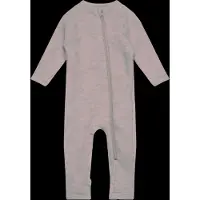 Mikk-Line Overall - Ull - Melerad Offwhite - - 3 år (98) - Overall