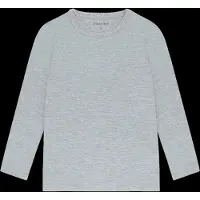 Minymo Tröja - Bambu - Medium+ Grey Melange - - 3 år (98) - Tröja