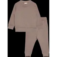 Minymo Sweatset - Fossil - - 1 år (80) - Sweatset
