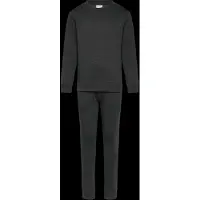 Minymo Sweatset - Dark Grey Melange - - 1 år (80) - Sweatset