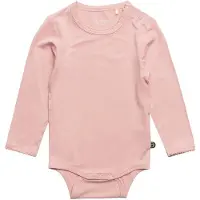 Minymo Body l/ä - Bambu - Rosa - - 56 - Body L/Ä