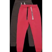 Minymo Sweatpants - 2-pack - Tomatpuré - - 7 år (122) - Sweatpants