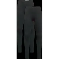 Minymo Leggings - 2-pack - Anthracite Black - - 8 år (128) - Leggings