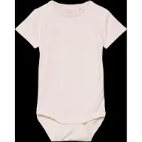 Minymo Body k/ä - Bambu - Vit - - 74 - Body K/Ä