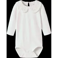 Name it Body l/ä - Noos - NbfTylla - White Alyssum - - 2 år (92) - Body L/Ä