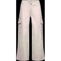 Name it Byxor - NkfRose Wide Twill - Turturduva - - 13 år (158) - Byxor - Bomull