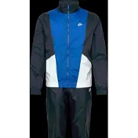 Nike Träningsoverall Club Woven - Obsidian/Vit/Blå, storlek Large