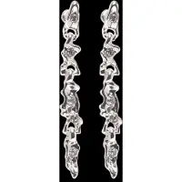 Pilgrim Örhängen 'Sunset' silver