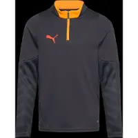 Puma Träningströja IndividualCUP 1/4 Blixtlås - Navy/Röd/Orange Barn, storlek 176 cm