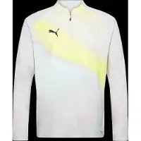 Puma Träningströja Individual Lightspeed Ultimate 1/4 Blixtlås - Silver/Gul/Svart, storlek X-Large