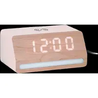 Karlsson väckarklocka Retro with white LED white KA6078WH