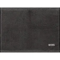 BOSS Cotton bath mat with contrast embroidered logo