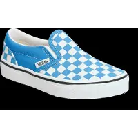 Vans Slip-on-skor för barn Classic Slip-On COLOR THEORY CHECKERBOARD Bright Azure pojkar - Blå - 30