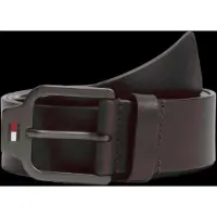 Tommy Hilfiger Tommy Jeans Scanton Logo Textured Leather Belt