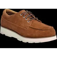 Timberland för män. TB0A43JGEIZ1 Britton Mills bruna läderskor (43), Hud, Karta, Nyckelband, Casual