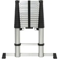 Toolcraft TO-9610266 Aluminiumlegering Teleskopstege Montering utan verktyg Arbetshöjd (max.): 5.12 m Aluminium EN 131 18.68 kg