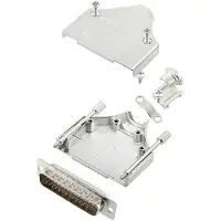 Encitech MHDM-25-HDP44-W-K 6355-8059-03 D-Sub stiftlist set 180 ° Antal poler: 44 Lödhona 1 st
