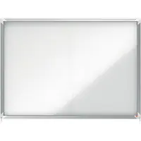 Nobo Premium Plus 18x A4 Ark Magnetisk Vit Yta Inomhusdisplay Med Skjutdörr