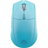 SteelSeries Rival 3 Wireless - Mus - ergonomisk - högerhänt - optisk - 6 knappar - trådlös - 2.4 GHz, Bluetooth 5.0 - trådlös USB-mottagare - mattsvart