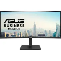 Asus VA34VCPSR - LED-skärm - böjd - 34 - 3440 x 1440 @ 100 Hz - VA - 300 cd/m² - 3000:1 - HDR10 - 4 ms - HDMI, DisplayPort, USB-C - högtalare - svart