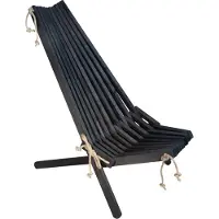 EcoFurn Ecochair stol Svartoljad al