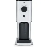 Wilfa Zense Alux, Kaffekvarn, 125 g, Platt malning, Rostfritt stål, Silver, Aluminium