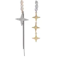 Avant Garde Örhängen 'Edytaia' silver