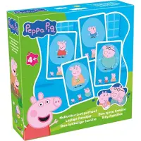 Tactic Kortspel - Happy Familjer - Greta Gris - - One Size - Kortspel
