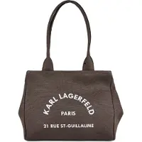 Karl Lagerfeld Shoppingväska 'Cabas Convertible Coton Taupe' brun