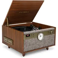 Victrola Century Signature, Remdriven skivtallrik, Valnöt, Plast, 33 1/3,45,78 RPM, A2DP, AVRCP, 10 m