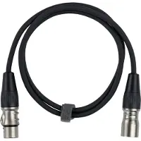 Fuj:tech mikrofonkabel XLR hane till XLR hona 3 m svart